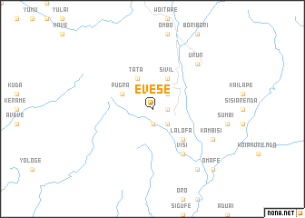 map of Evese