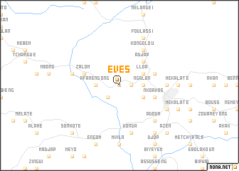 map of Evés