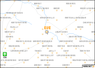 map of Éve