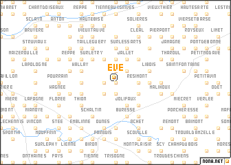 map of Éve