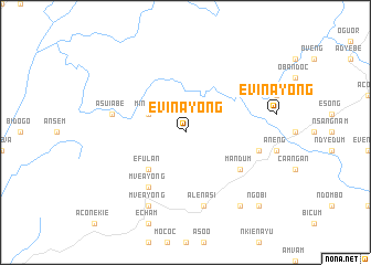 map of Evinayong