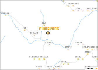 map of Evinayong