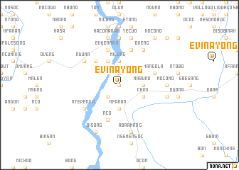 map of Evinayong