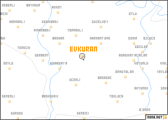 map of Evkuran