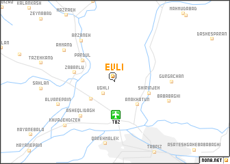 map of Evlī