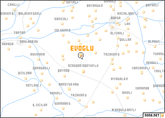 map of Evoğlu