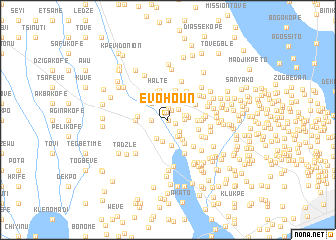 map of Evohoun