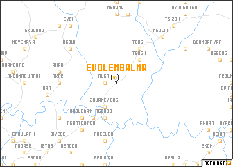 map of Évolembalma