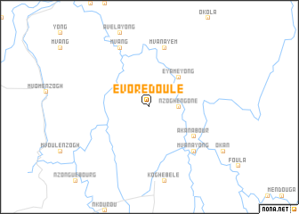 map of Evorédoulé