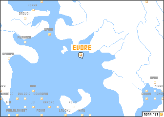 map of Evore