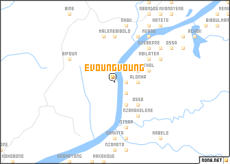map of Evoung-Voung