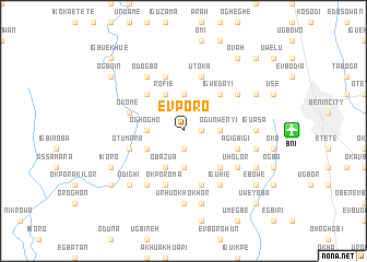 map of Evporo