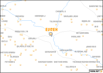 map of Evreh