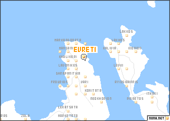 map of Evretí