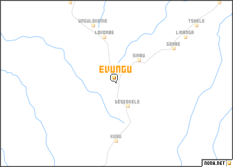 map of Evungu