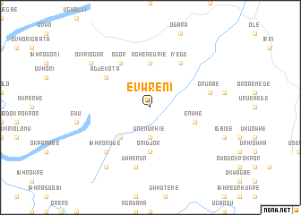 map of Evwreni