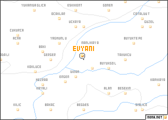 map of Evyanı