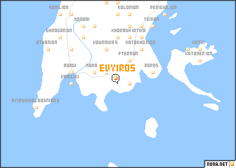 map of Évyiros