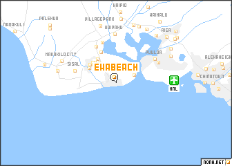 map of Ewa Beach