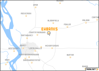 map of Ewbanks