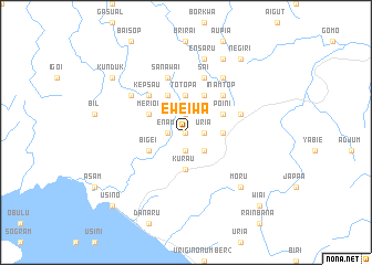 map of Eweiwa