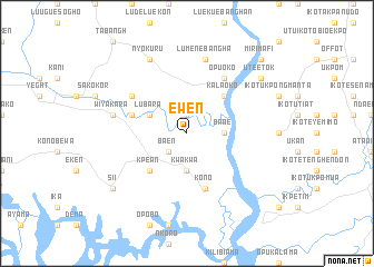 map of Ewen