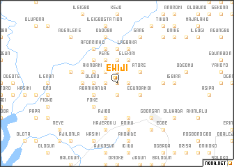 map of Ewiji