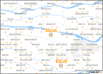 map of Ewijk