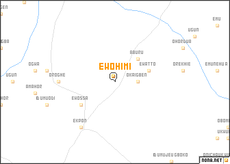 map of Ewohimi