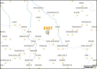 map of Ewot