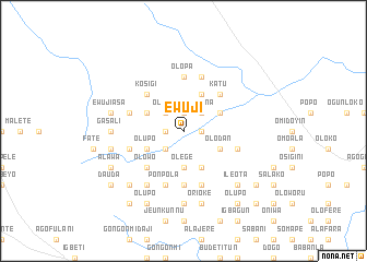 map of Ewuji