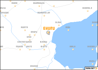 map of Ewuru