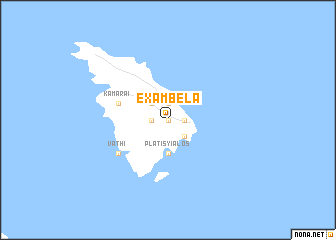 map of Exámbela