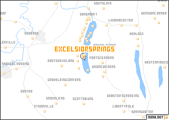 map of Excelsior Springs