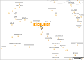 map of Excelsior