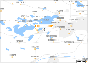 map of Excelsior