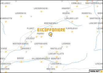 map of Excoffonière