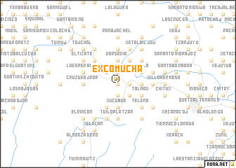 map of Excomuchá