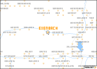 map of Exenbach