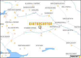 map of Exeter Center