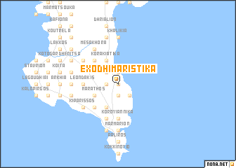 map of Éxo Dhimarístika