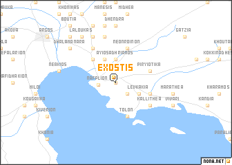 map of Exóstis