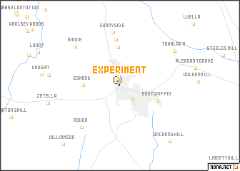 map of Experiment