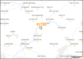 map of Exton