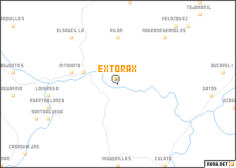 map of Extórax