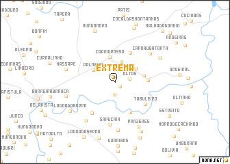 map of Extrema