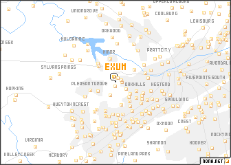 map of Exum