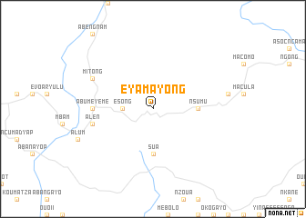 map of Eyamayong