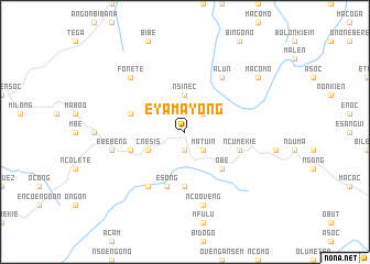 map of Eyamayong