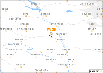 map of Eyam